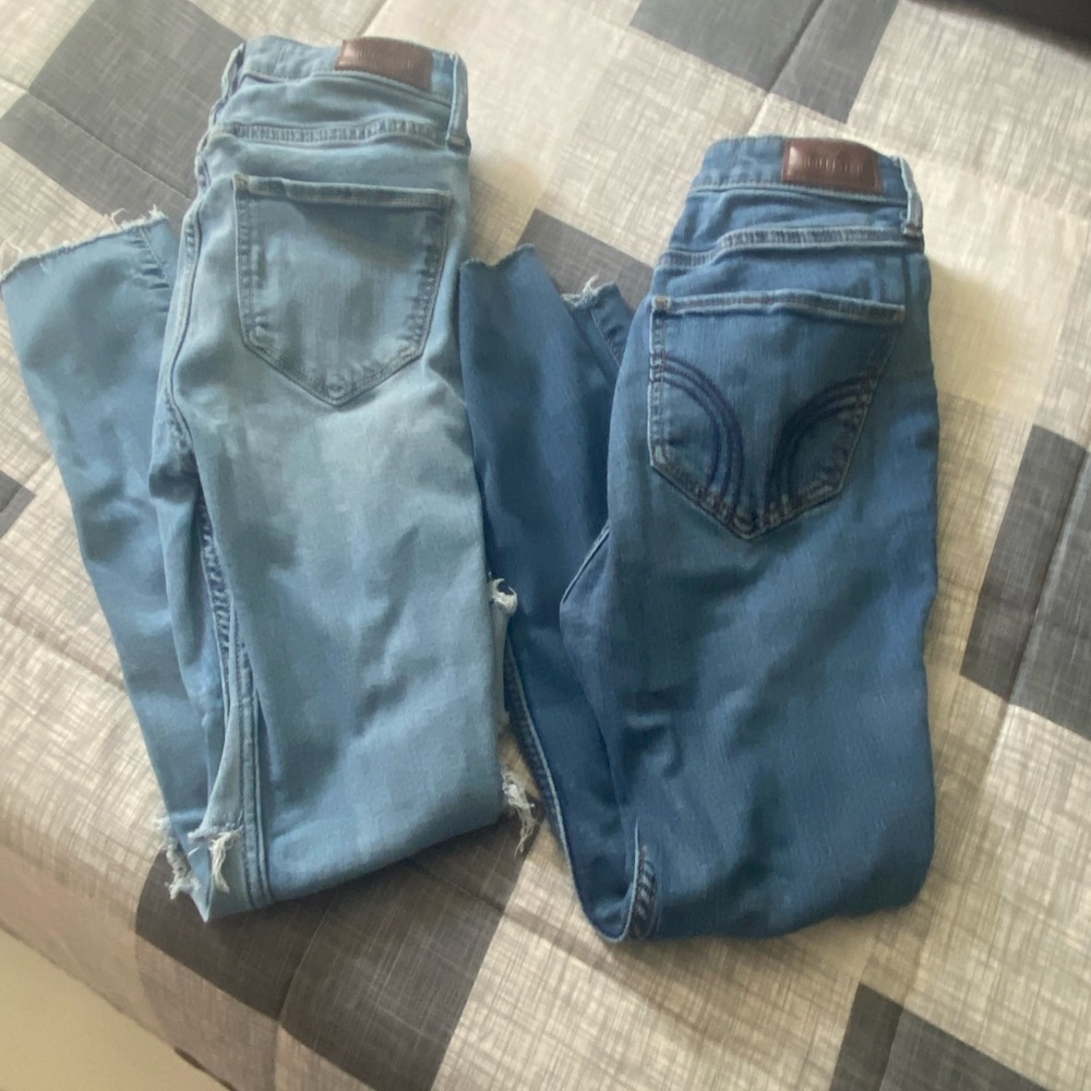 Hollister Blue Skinny Jeans Classic Denim Style